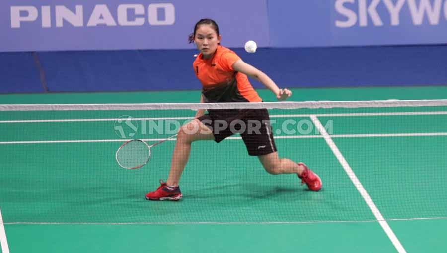 Tunggal Putri Indonesia Ruselli Hartawan vs Selvaduray Kisona di SEA Games 2019 sukses membawa pulang medali perak, Senin (09/12/19).