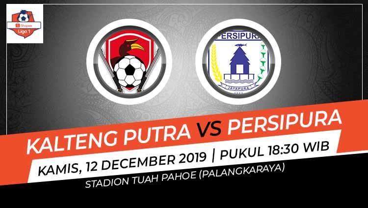 Prediksi pertandingan Liga 1 2019 antara Kalteng Putra vs Persipura Jayapura, di Stadion Tuah Pahoe, Kamis (12/12/19).