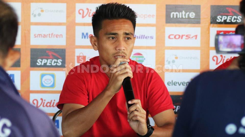 Gelandang Bali United, M Taufiq.