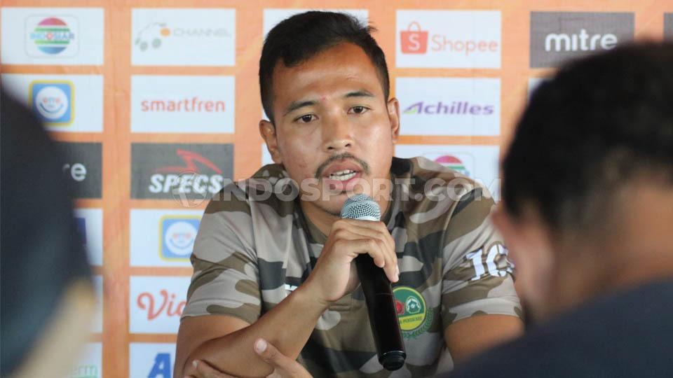 Pemain klub Liga 1 Tira Persikabo, Guntur Triaji.
