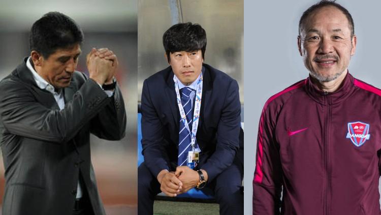 Lee Jang Soo (kiri), Seo Jeong Won (tengah), Jang Eui Ryong (kanan) tiga pelatih top Korea Sleatan yang bisa jadi pilihan Timnas Indonesia andai gagal datangkan Shin Tae-yong.