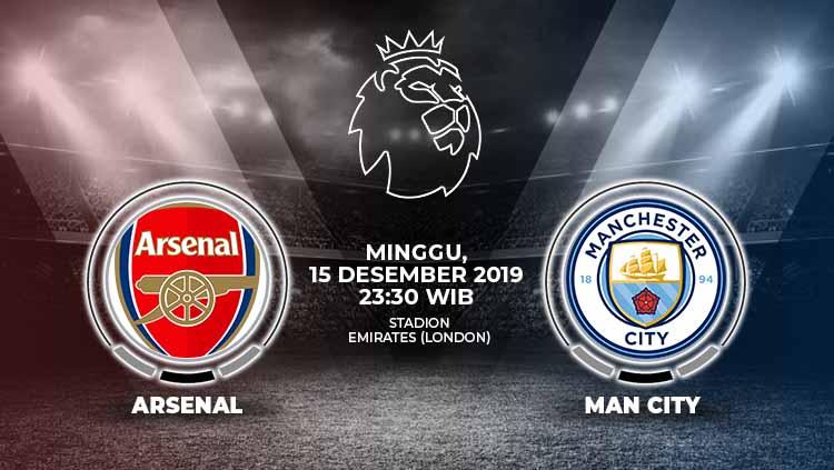 Berikut prediksi pertandingan antara Arsenal vs Manchester City dalam lanjutan Liga Inggris 2019-2020 pekan ke-17