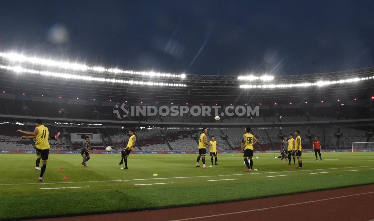 Official training Persija Jakarta jelang laga Liga 1 melawan Madura United di Stadion GBK, Jakarta, Kamis (12/12/19). Copyright: Herry Ibrahim/INDOSPORT