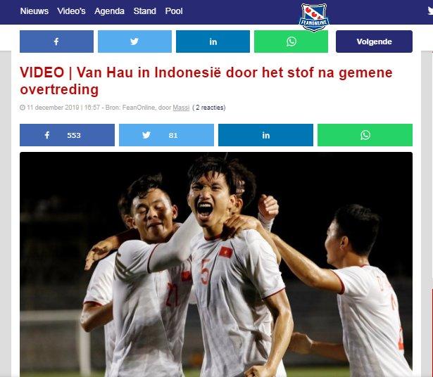 Media Belanda Kompak Berikan Pujian kepada Penghancur Kaki Evan Dimas Copyright: Voetbal International