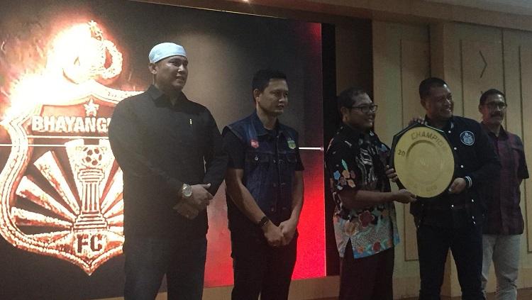 Manajemen Bhayangkara FC mengadakan syukuran atas prestasi yang diraih tiga tim akademi di kompetisi kelompok umur sepanjang 2019.