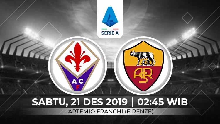 Prediksi pertandingan Serie A Liga Italia antara Fiorentina vs AS Roma, Sabtu (21/12/19) dini hari WIB.