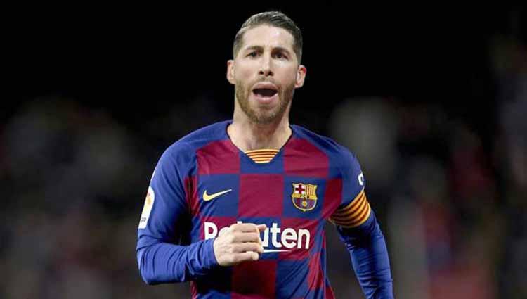 Sergio Ramos (Barcelona). Copyright: Grafis:Ynt/Indosport.com