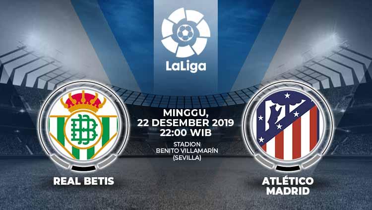 Berikut prediksi pertandingan antara Real Betis vs Atletico Madrid dalam lanjutan LaLiga Spanyol 2019-2020 pekan ke-18.