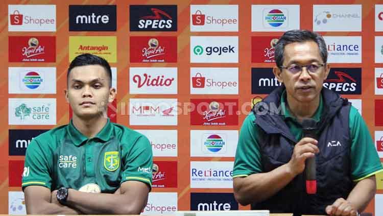 Rachmat Irianto (kiri), Aji Santoso (kanan).