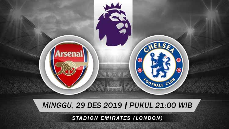 Berikut prediksi pertandingan Liga Inggris 2019-2020 pekan ke-20 antara Arsenal vs Chelsea di Stadion Emirates, Minggu (29/12/19) WIB