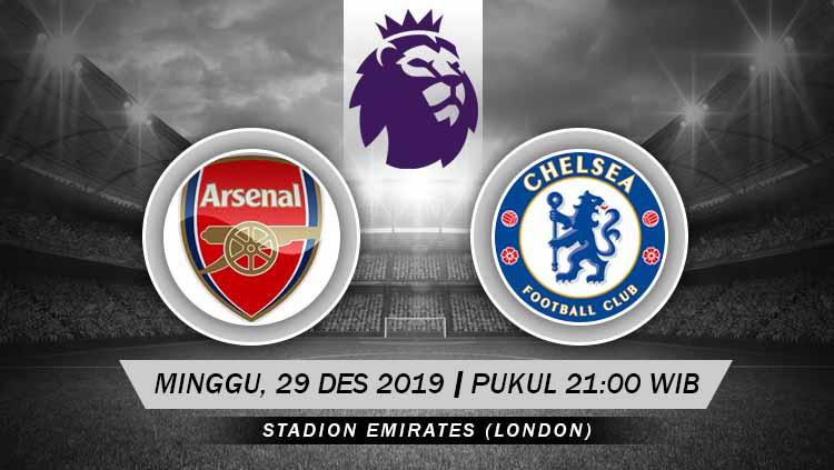 Berikut prediksi pertandingan Liga Inggris 2019-2020 pekan ke-20 antara Arsenal vs Chelsea di Stadion Emirates, Minggu (29/12/19) WIB - INDOSPORT