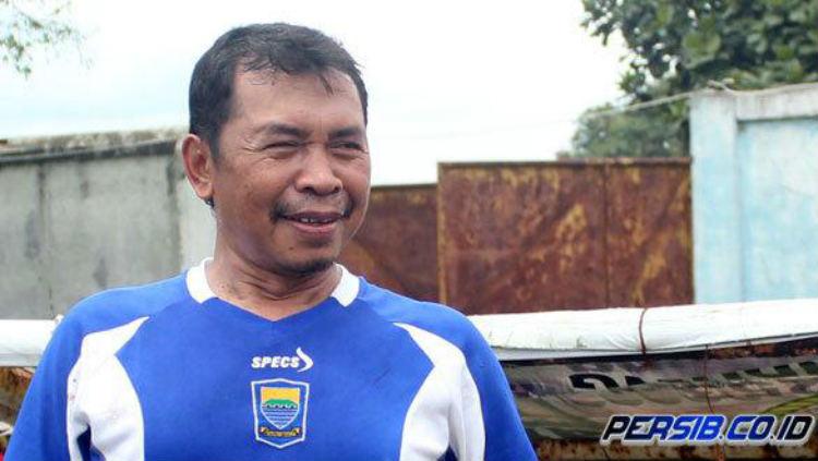 Sutiono Lamso, pencetak gol tunggal Persib ke gawang Petrokimia di Final Liga Indonesia 1994/95.