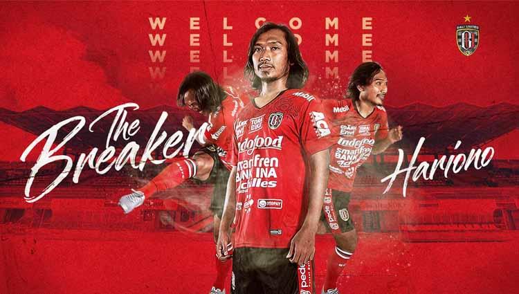 Gelandang Bali United, Hariono siap jika diberi kepercayaan tampil melawan Barito Putera dalam laga pekan kedua Liga 1 2020.