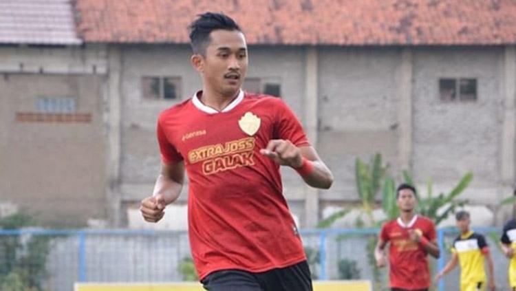 Striker PSKC Cimahi Mochamad Rikza Syahwali. Copyright: Instagram/@pskc_cimahi