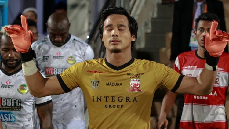 Kiper Madura United, Muhammad Ridho Djazulie.