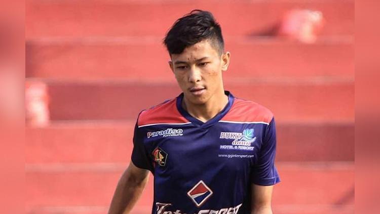 Dadang Tri Sismon saat masih membela Persik Kediri. Copyright: Twitter/@persikfckediri