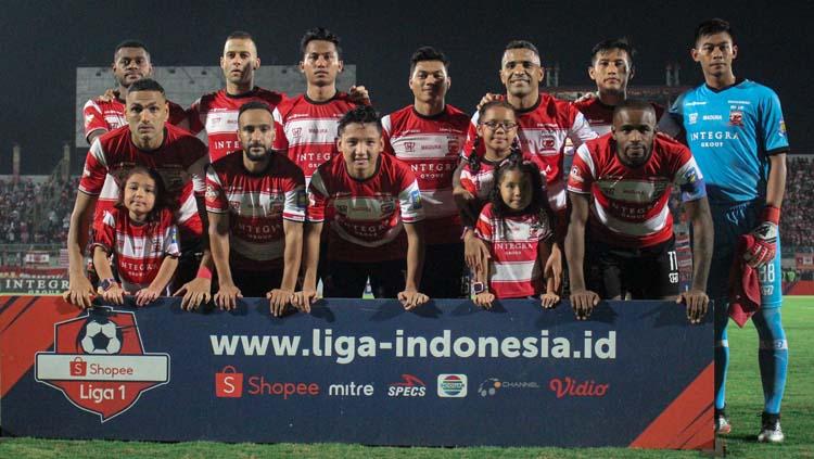 Skuat Madura United di Liga 1 2019. Copyright: maduraunitedfc.com