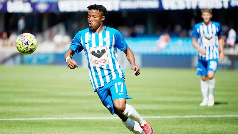 Emmanuel Oti Essigba pemain baru klub Liga 1 Madura United.