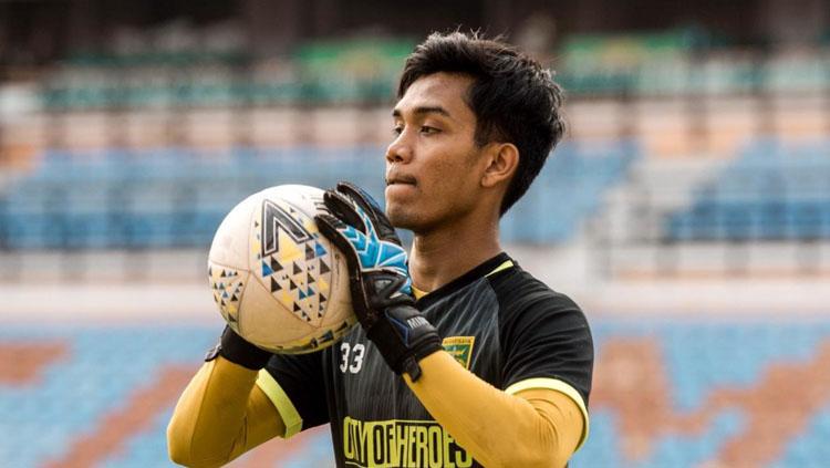 Mantan kiper Persebaya Surabaya Miswar Saputra.