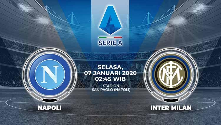 Inter Milan akan mendapatkan hadangan dari tim besar Napoli pada pertandingan pekan ke-18 Liga Italia Serie A 2019/20, yang sayangnya penuh ketimpangan. Berikut prediksi pertandingan big match tersebut.