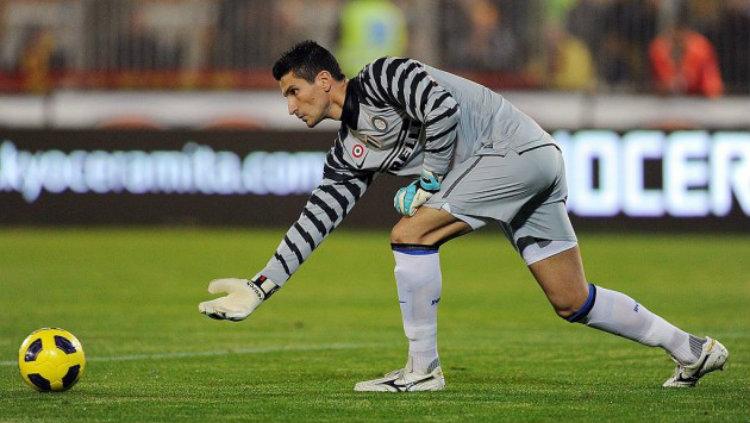 Eks penjaga gawang Inter Milan, Luca Castellazzi, yang gawangnya di jebol Ibrahimovic saat debut.