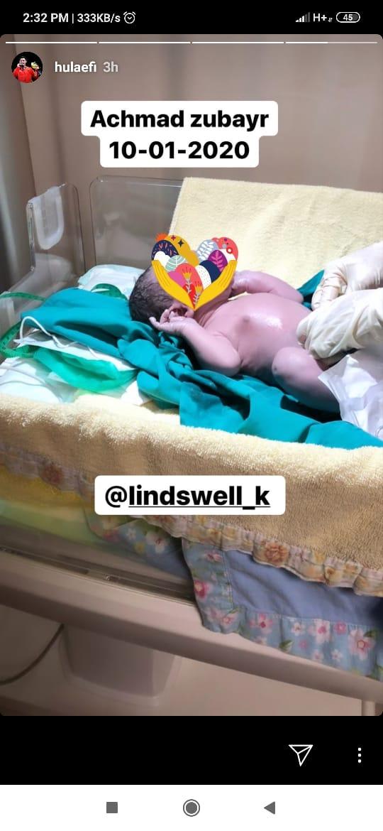 Selamat, Lindswell Kwok dan Ahmad Hulaefi Resmi Jadi Orang Tua Copyright: Instagram.com/hulaefi