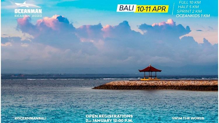 Ajang renang perairan terbuka Oceanman 2020 akan digelar mulai Maret 2019.