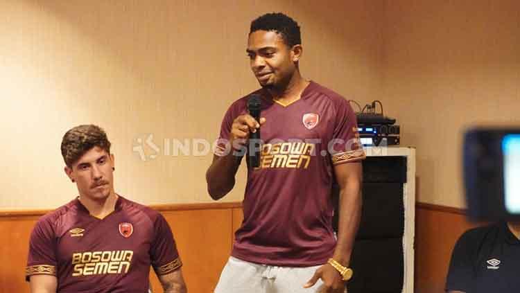 Penyerang klub Liga 1 PSM Makassar, Osas Saha.