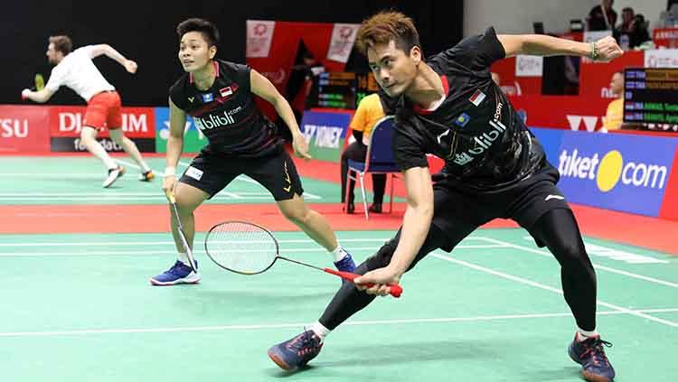 Pasangan ganda campuran Indonesia, Tontowi Ahmad/Apriyani Rahayu memutuskan untuk resmi mundur dari kejuaraan Barcelona Spain Masters 2020. - INDOSPORT