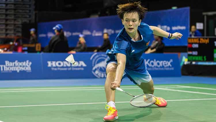 Wang Zhi Yi singkirkan Akane Yamaguchi di babak kedua Indonesia Masters 2020.