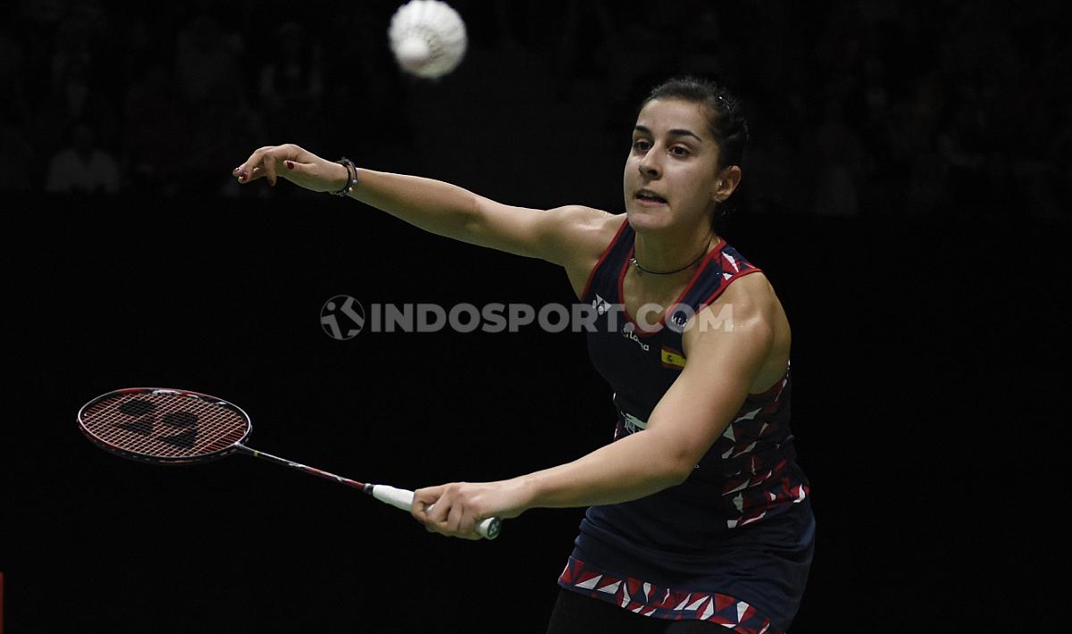 Carolina Marin sukses mengalahkan wakil China, He Bing Jiao dengan skor 21-11 dan 21-19 di babak semifinal Indonesia Masters 2020.
