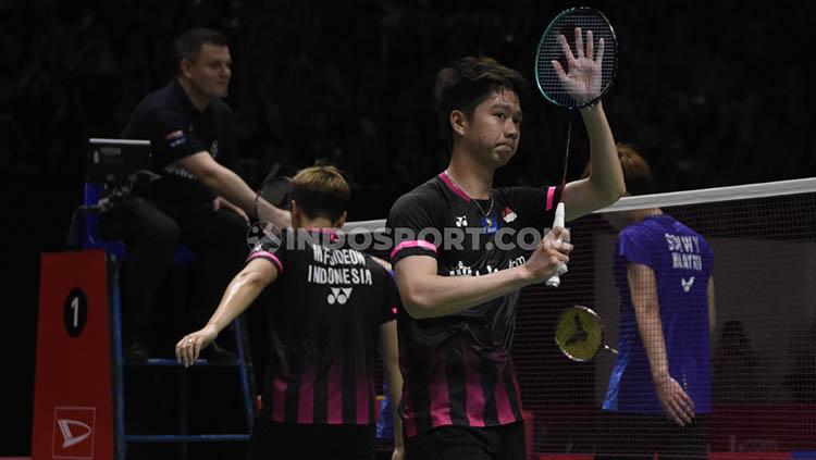 Hasil pertandingan Badminton Asia Team Championships (BATC) 2020, Marcus Fernaldi Gideon/Kevin Sanjaya Sukamuljo sukses menyumbang poin kedua usai kalahkan Choi SolGyu/Kim Won Ho selaku wakil Korea Selatan.