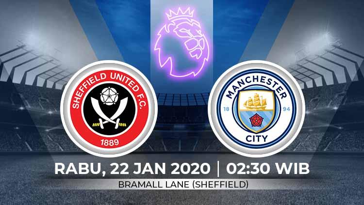 Prediksi pertandingan antara Sheffield United vs Manchester City (Liga Primer).