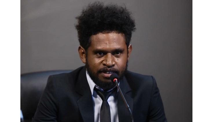 Gelandang anyar Borneo FC, Imanuel Wanggai, diperkenalkan ke publik menjelang Liga 1 2020.
