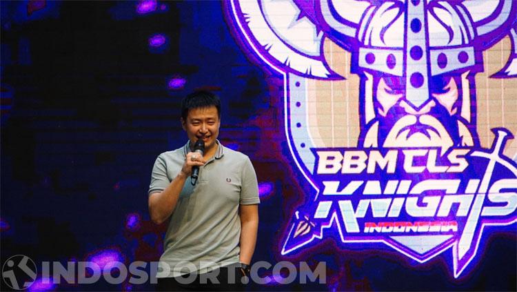Christopher Tanuwidjaja memberikan tantangan untuk tim BBM ClS Knights.