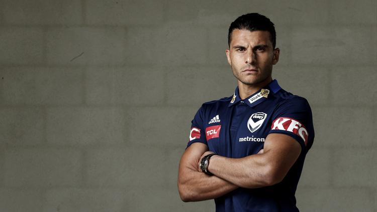 Pemain Melbourne Victory (Australia) Andrew Nabbout.