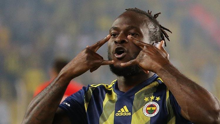 Gelandang serang klub Liga Inggris, Chelsea, Victor Moses yang dipinjamkan ke Fenerbahce dilaporkan bakal segera bergabung dengan Inter Milan Copyright: Anadolu Agency/GettyImages