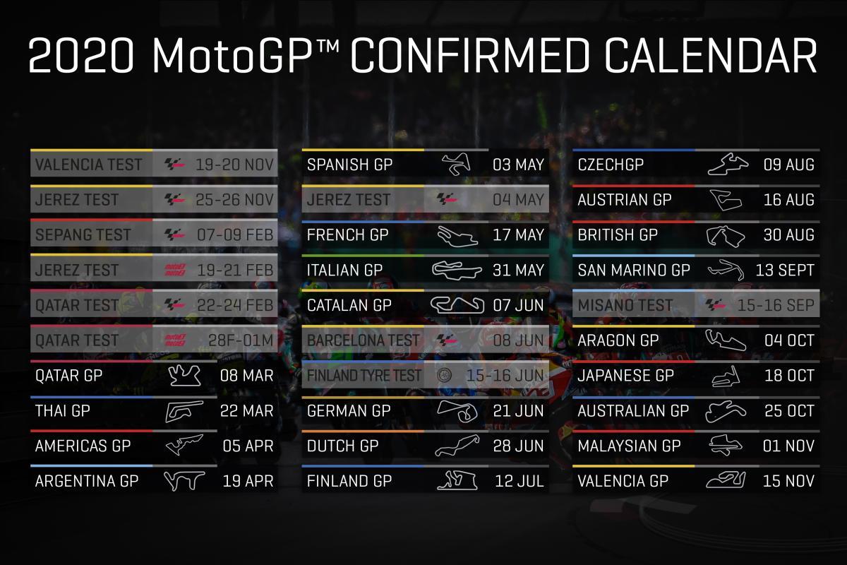 Catat, Ini Jadwal Resmi Series MotoGP 2020 - INDOSPORT