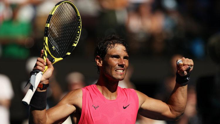 Rafael Nadal kembali bikin heboh berkat ciptaan-ciptaan rekornya. Foto: Clive Brunskill/Getty Images.