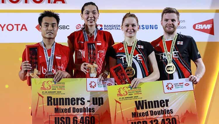 Hafiz Faizal/Gloria Emanuelle Widjaja jadi runner up Thailand Masters 2020. Copyright: Humas PBSI