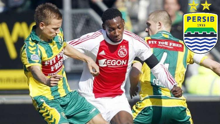Eks Ajax Amsterdam, Geoffrey Castillion (tengah) dikabarkan bakal bergabung ke Persib Bandung pada bursa transfer Liga 1 2020.