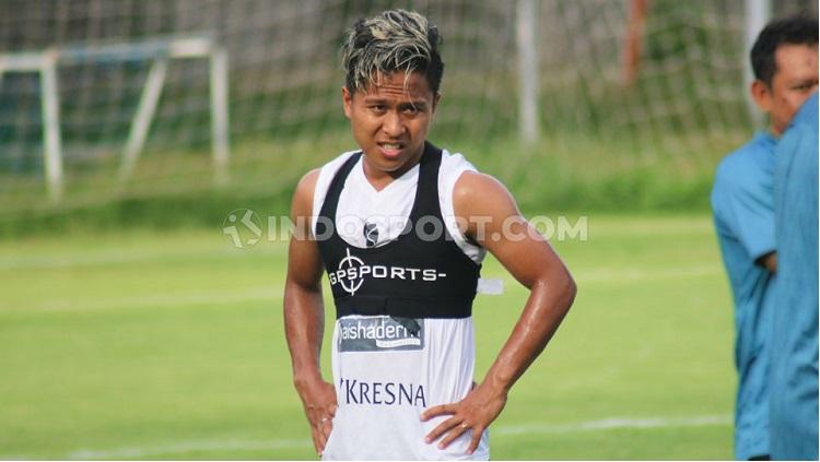 Winger Bali United, Fahmi Al Ayyubi, akhirnya akhiri paceklik gol.