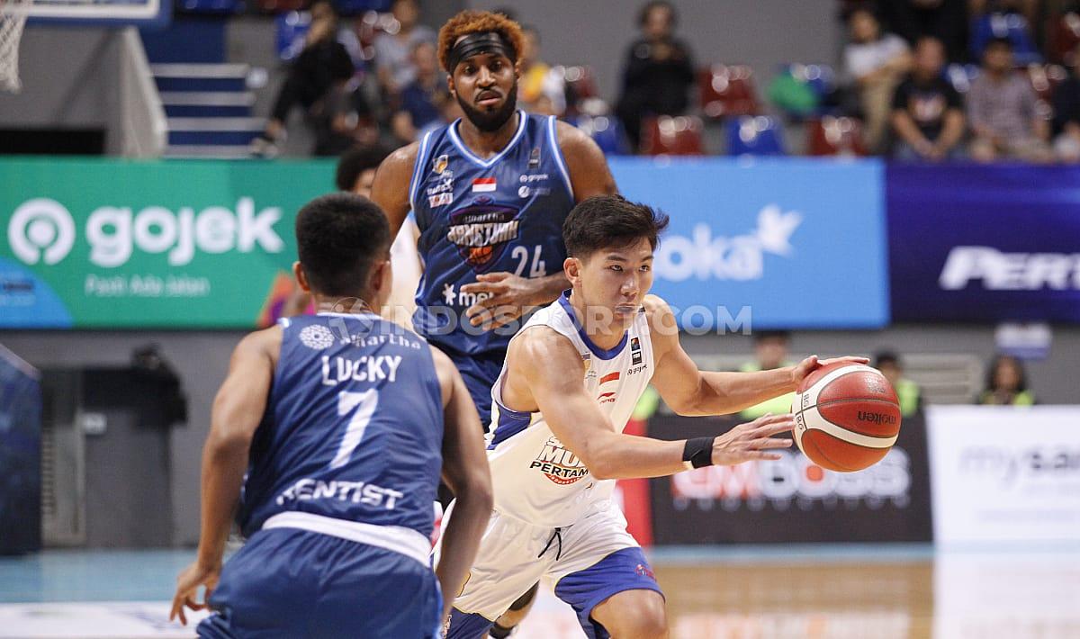 Pertandingan IBL 2020 Seri 3 Jakarta antara Satria Muda vs Hang Tuah di Britama Arena, Jumat (31/01/20).