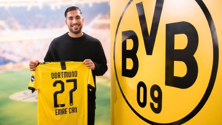 Gelandang Juventus, Emre Can resmi bergabung dengan Borussia Dortmund di bursa transfer musim dingin 2020.