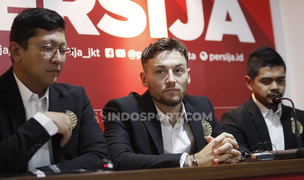 Perkenalan secara resmi, Marc Anthony Klok sebagai pemain Persija Jakarta, Sabtu (01/02/20).