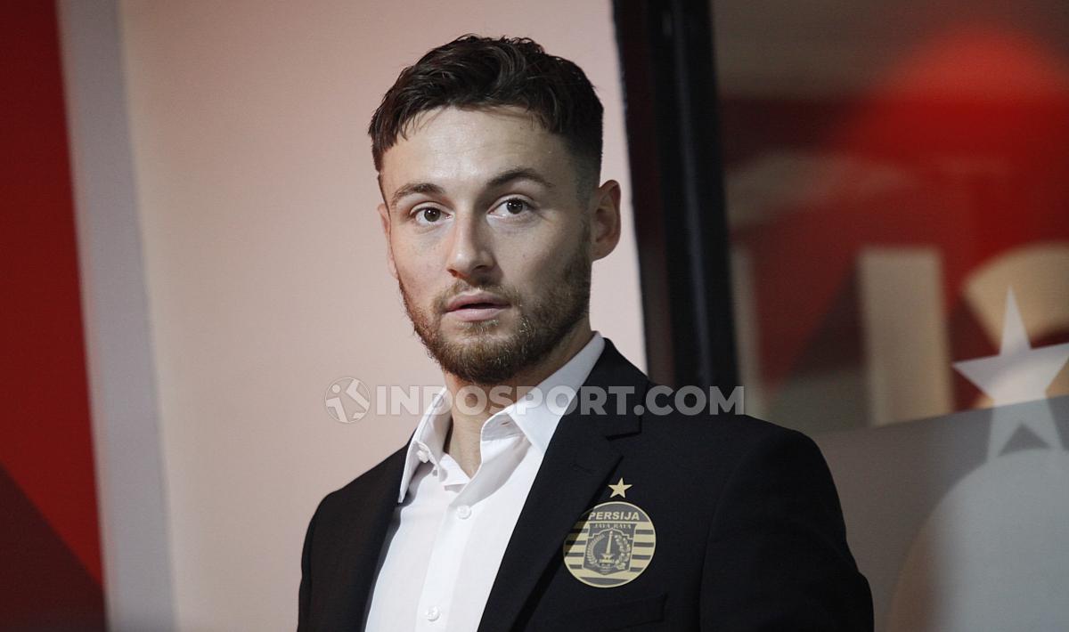 Perkenalan secara resmi, Marc Anthony Klok sebagai pemain Persija Jakarta.