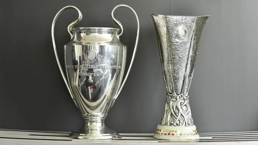 Trofi Liga Champions dan Liga Europa