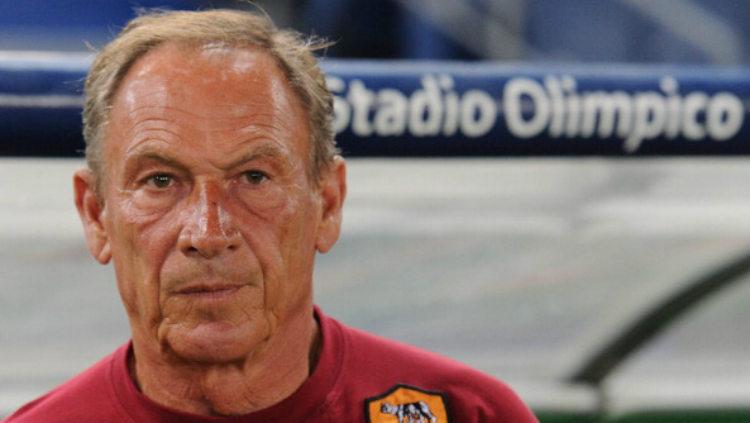 Zdenek Zeman mantan pelatih AS Roma.