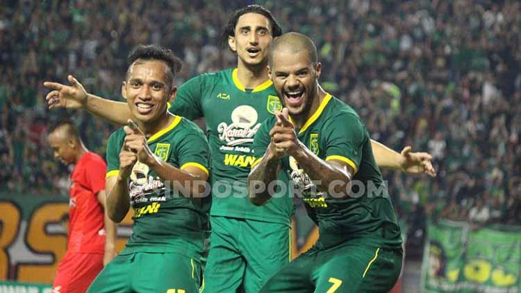 Hasil pertandingan Persebaya Surabaya vs Sabah FA berakhir dengan skor 3-1 di Stadion Gelora Bung Tomo (GBT), Jawa Timur, Sabtu (08/02/20). - INDOSPORT