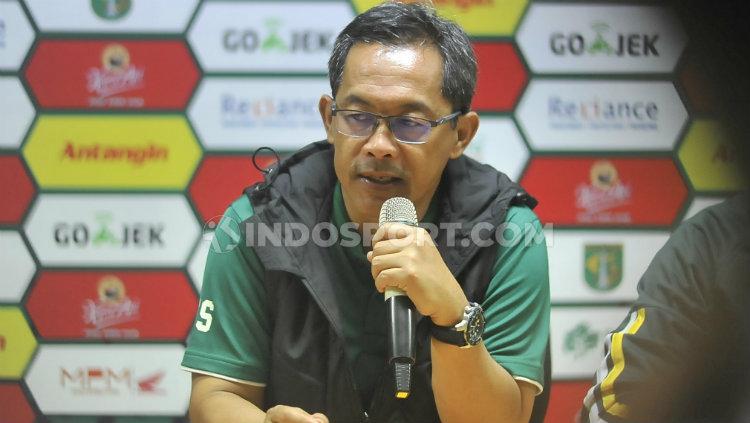 Aji Santoso, pelatih klub Liga 1, Persebaya Surabaya.